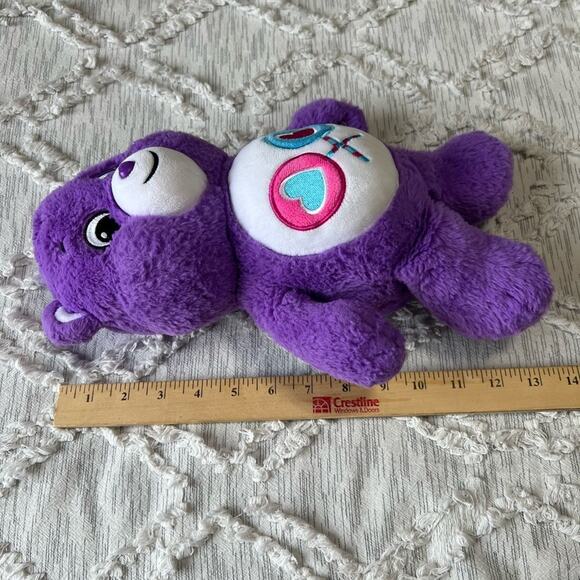 Care Bears Share Bear Stuffed Animal Plush 14 inch Purple - Picture 3 of 3